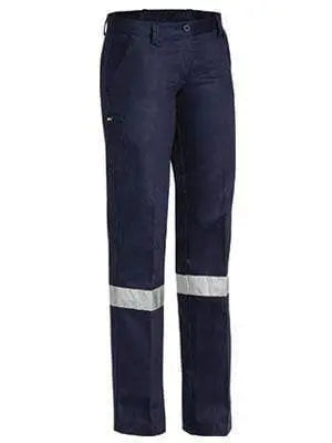 Bisley Workwear Women's 3m Taped Original Drill Work Pant BPL6007T Metro Workwear.